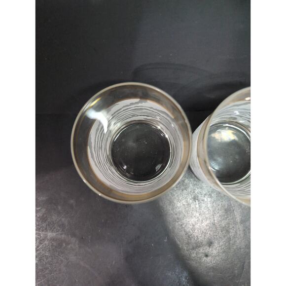 Culver Clear Frosted Zebra Glasses Set, 4.25", Double Old Fashioned Glassware - Picture 6 of 10